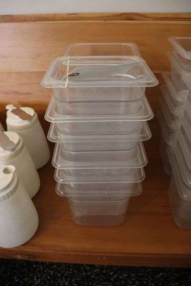 Times 12 - 1/6 x 6" acrylic inset pans - no lids