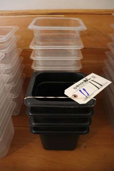 Times 11 - 1/6 x 6" acrylic inset pans - no lids