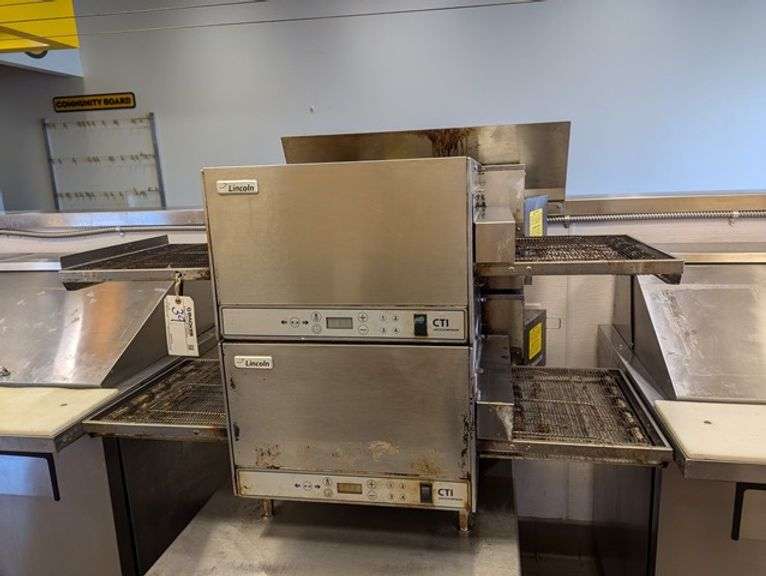 Lincoln Impinger stack CTI 2501 ventless conveyor toaster ovens with 16 ...