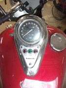 2006 Kawasaki 500cc Vulcan motorcycle, 11,000 miles, good rubber, runs good, dent in gas tank