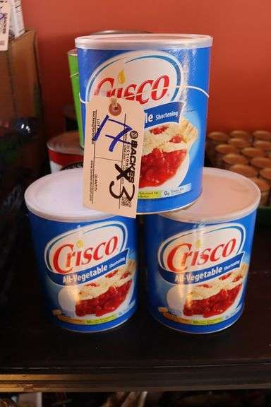 Times 3 - Crisco 6 lb. vegetable shortening