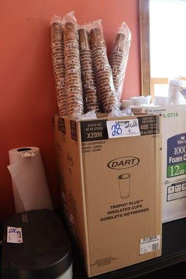 Times 2 - Cases + od Dart 20 oz. coffee cups
