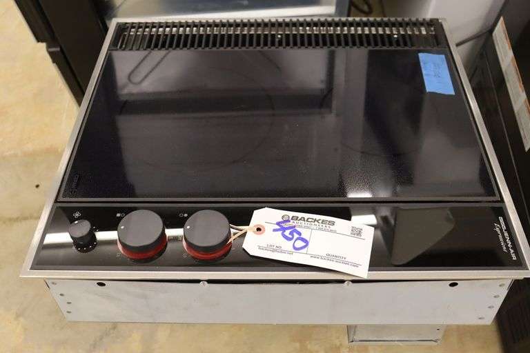Jenn Air downdraft drop in electric range Backes Commercial Auctioneers