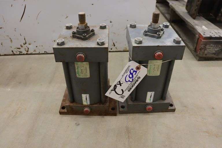 Times 2 Miller A62B2B air cylinders Backes Commercial Auctioneers