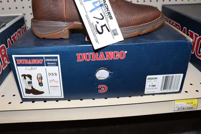 Durango Stivali Western Rebel Uomo – Impermeabili, Pelle Pieno Fiore, Marrone, 40 EU
