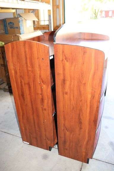 Times 2 - 36" wood laminate display cabinets