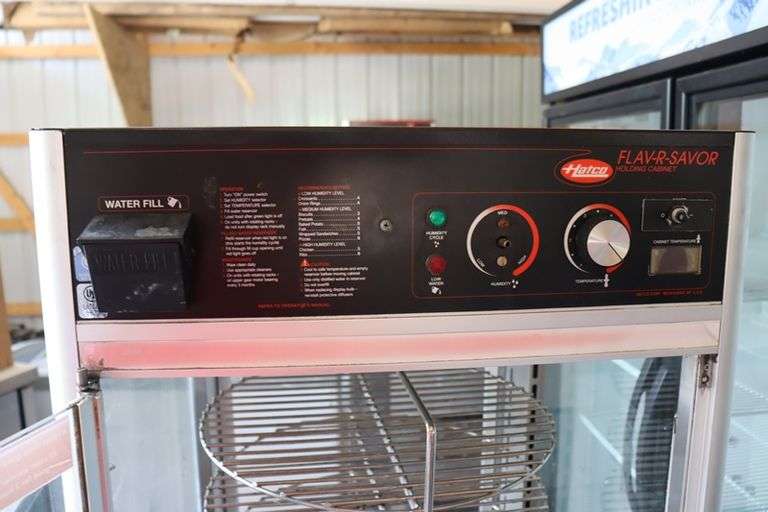 Hatco FSDT-2 counter top heated pizza display cabinet