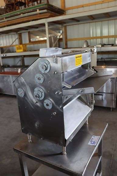 Acme MRS11-R counter top stainless dough sheeter - 115 volt - nice
