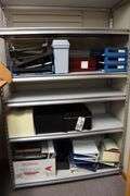 All to go - 3 shelves of binders, in/out organizers, & more