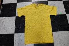 3 boxes to go - Assorted size & brand of yellow colored T-shirts