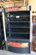 AHT AC-XL/UL LED portable refrigerated multi deck self service case with night curtain - 208/230 volt - 1 phase