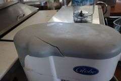 Globe SP5 counter top mixer with stainless bowl - crack top shroud