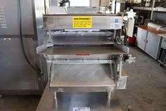 Acme MRS11-R counter top stainless dough sheeter - 115 volt - nice