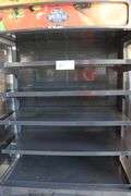 AHT AC-XL/UL LED portable refrigerated multi deck self service case with night curtain - 208/230 volt - 1 phase