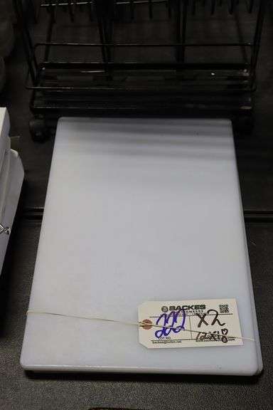 Times 2 - 12" x 18" poly cutting boards