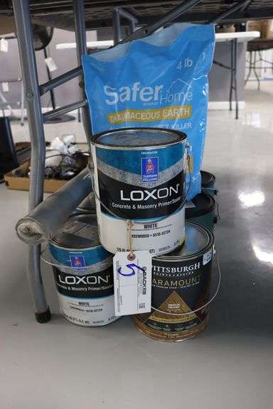 All to go - Loxon concrete paint & roll of bug screen