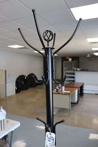 Times 2 - 6' Tall metal hall trees