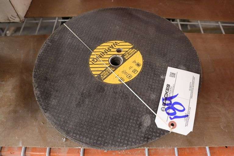 All to go -7) 14" cut off wheels