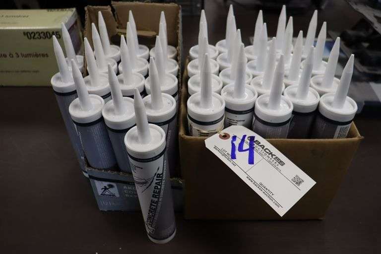 All to go - 35 Tubes of concrete repair