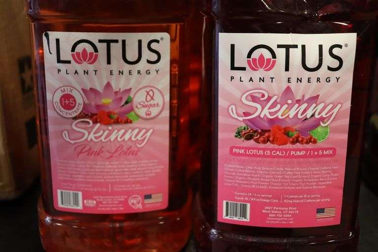 Times 10 - Lotus 1/2 gallon skinny & pink lotus plant energy mix