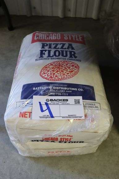 Bundle of 2 Chicago Style 25 lb. bags of pizza flour