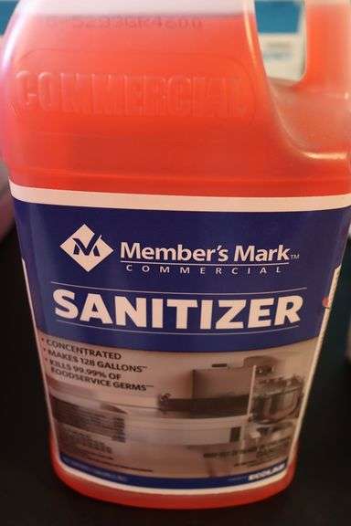 Times 2 - Members Mark 1 gallon sanitizer & Clorox 1 gallon bleach