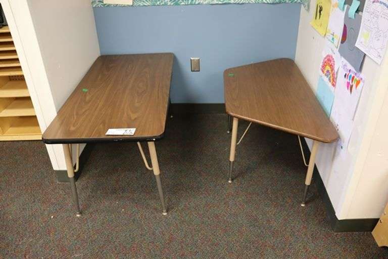 Times 2 - Formica top tables - 24" x 48" and 22" x 45"