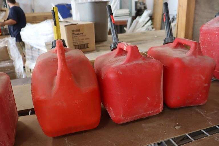 Times 3 - 2 gallon gas cans