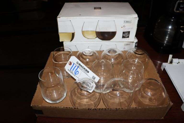All to go - Non stemmed wine glasses - 2 sizes