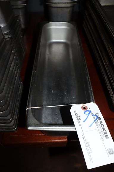 Full sized x 4" stainless buffet inset pan - no lid