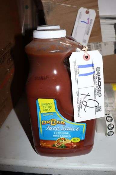 Times 2 - Ortega 8 lb. 7 oz. taco sauce