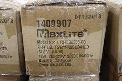 Times 6 - Cases MaxLite LED 2' T5 lights