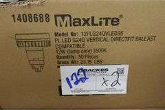 Times 2 - Cases MaxLite LED G24Q lights