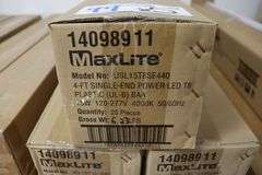 Times 6 - Cases MaxLite LED 4' T8 lights