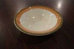 Times 52 - World 6" green & brown rimmed bowls