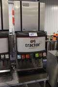 Lancer 4500 counter top 6 product post mix dispenser with Ice-O-Matic ice cuber head - nice