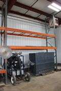 Times 2 - 42" x 13' x 16' tall pallet racking with wire decking
