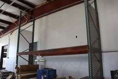 42" x 13' x 16' tall pallet racking with wire decking