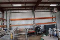Times 2 - 42" x 13' x 16' tall pallet racking with wire decking