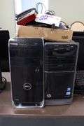 All to go - Dell & HP desktop computers with 4 monitors - unknown current software