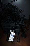 All to go - Black metal table organizers