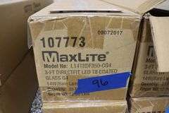Times 4 - Cases of Maxlite T8 LED 3' light bulbs