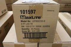 Times 3 - Cases MaxLite LED 2' T8 lights