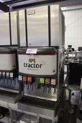 Lancer 4500 counter top 6 product post mix dispenser with Ice-O-Matic ice cuber head - nice