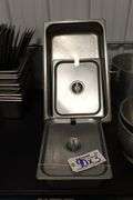 Times 3 - 1) 1/2 x 2" inset pan with 2 lids & 2) 12" x 20" x 2" & 4" stainless inset pan - no lids
