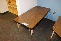 Times 2 - Formica top tables - 24" x 48" and 22" x 45"
