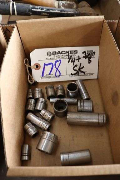 Box to go - SK 1/4" & 3/8" drive sockets