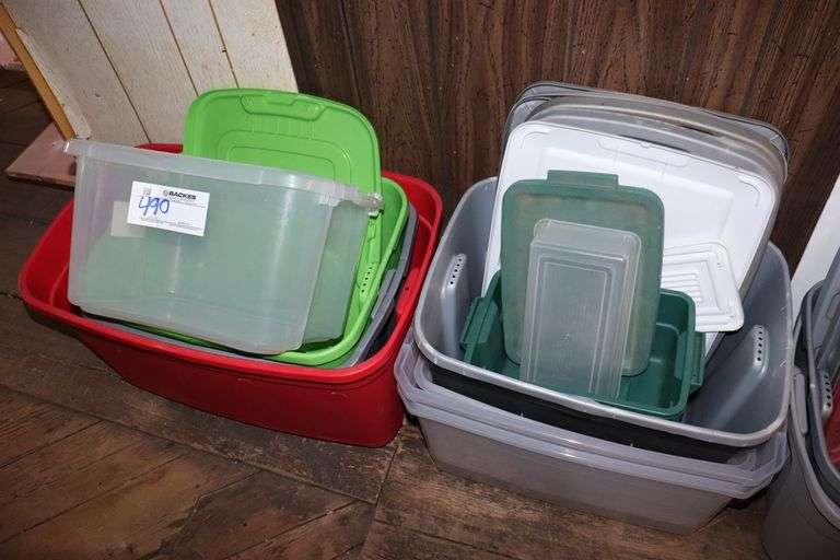 All to go - Totes with some lids