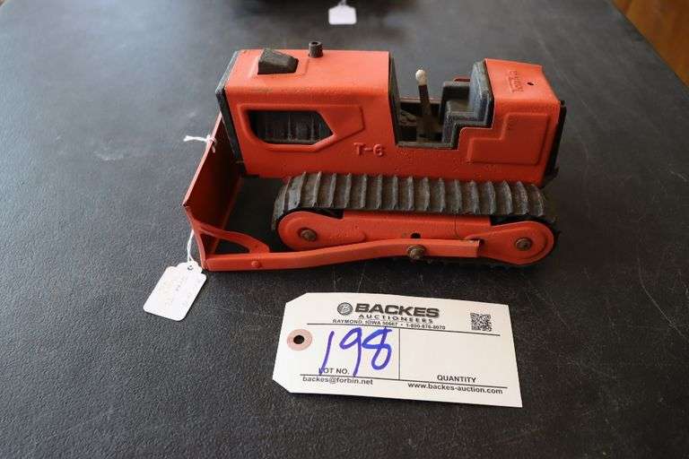 Tonka 810659 orange T-6 toy dozer