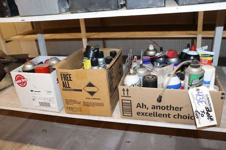 Shelf to go - Sprays, lube, & more